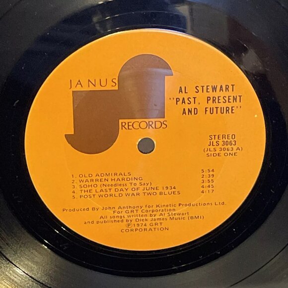 Al Stewart Past Present And Future (Vinyl, 1974) Janus JLS-3063 VG LP Record - Picture 11 of 11